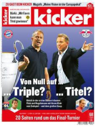 :  Kicker Sportmagazin No 68 vom 17 August 2020