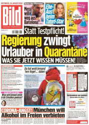 :  Bild Zeitung vom 26 August 2020