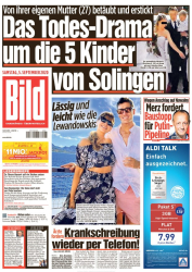 : Bild Zeitung vom 05 September 2020