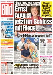 : Bild Zeitung vom 09. September 2020