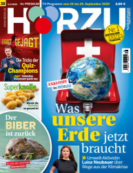 :  Hörzu Fernsehzeitschrift No 38 vom 19-25 September 2020