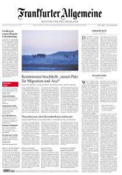 :  Frankfurter Allgemeine 24 September 2020