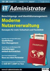 :  IT-Administrator Magazin Oktober No 10 2020