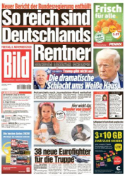 Cover: Bild Zeitung vom 06 November 2020 : Bild Zeitung vom 06 November 2020