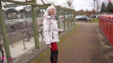 Cover: Im Schlampenoutfit am Bahnhof abgeschleppt Fickstiefel und Lederhose : Im Schlampenoutfit am Bahnhof abgeschleppt Fickstiefel und Lederhose