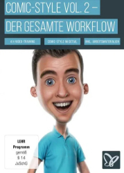 Cover: PSD Tutorials Comic Style Volume 2 Der komplette Workflow : PSD Tutorials Comic Style Volume 2 Der komplette Workflow