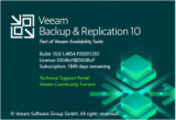 : Veeam Backup & Replication 10a Build v10.0.1.4854