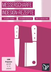 : PSD Tutorials Messerscharfe InDesign Rezepte