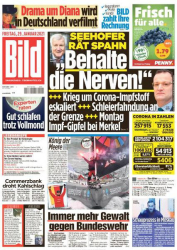 : Bild Zeitung vom 29 Januar 2021