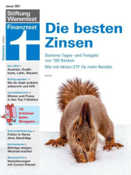 : Stiftung Warentest Finanztest Magazin Januar Nr 01 2021