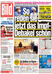 : Bild Zeitung vom 02 Februar 2021