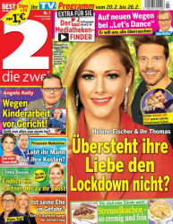 : Die 2 Fernsehzeitschrift Nr 7 vom 13 Februar 2021