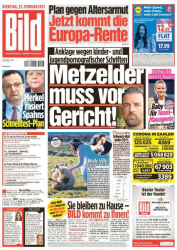 : Bild Zeitung vom 23 Februar 2021