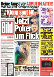 : Bild Zeitung vom 10 März 2021