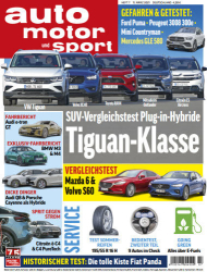 :  Auto Motor und Sport Magazin No 07 vom 11 März 2021