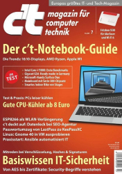 :  ct Magazin für Computertechnik No 07 vom 13 März 2021