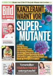 Cover: Bild Am Sonntag - 28 März 2021 : Bild Am Sonntag - 28 März 2021