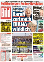 : Bild Zeitung vom 1 April 2021