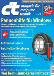 :  ct Magazin für Computertechnik No 10 vom 24 April 2021