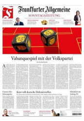 :  Frankfurter Allgemeine Sonntags Zeitung vom 25 April 2021