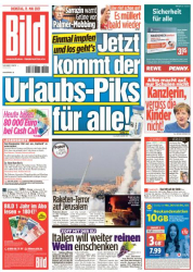 : Bild Zeitung vom 11. Mai 2021