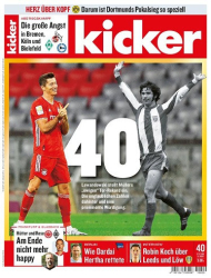 : Kicker Sportmagazin Nr 40 vom 17 Mai 2021