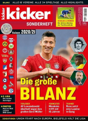 : Kicker Sportmagazin Sonderheft Saison 20-21 Juni 2021