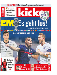 : Kicker Sportmagazin Nr 47 vom 10 Juni 2021