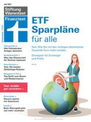 :  Stiftung Warentest Finanztest Magazin Juli No 07 2021