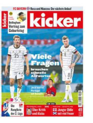 :  Kicker Sportmagazin No 49 vom 17 Juni 2021