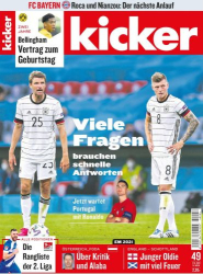 : Kicker Sportmagazin No 49 vom 17  Juni 2021
