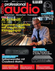 : Professional Audio Magazin No 07 Juli 2021
