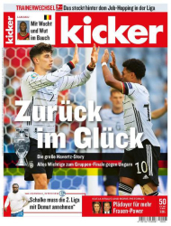 : Kicker Sportmagazin Nr 50 vom 21 Juni 2021