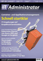 :  IT-Administrator Magazin Juli No 07 2021