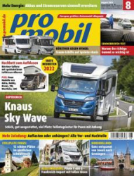 :  promobil Reisemobilmagazin No 08 2021