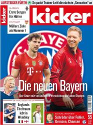 : Kicker Sportmagazin No 55 vom 08  Juli 2021
