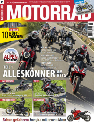 : Motorrad Magazin No 15 vom 09  Juli 2021
