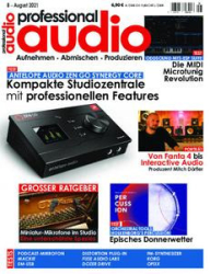 :  Professional Audio Magazin August No 08 2021