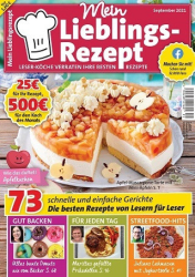 :  Mein Lieblingsrezept Magazin No 09 September 2021