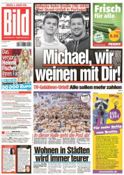 : Bild Zeitung vom 06 August 2021