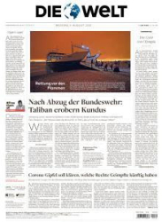 :  Die Welt vom 09 August 2021