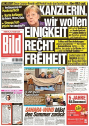 :  Bild Zeitung vom 10 August 2021