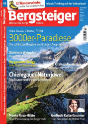 : Bergsteiger Magazin No 09 September 2021
