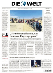 :  Die Welt vom 18 August 2021