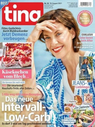 : Tina Frauenmagazin No 34 vom 18  August 2021
