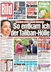 :  Bild Zeitung vom 20 August 2021