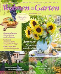 :  Wohnen und Garten Magazin September No 09 2021
