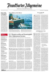 :  Frankfurter Allgemeine Zeitung vom 23 August 2021