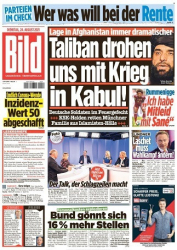 :  Bild Zeitung vom 24 August 2021