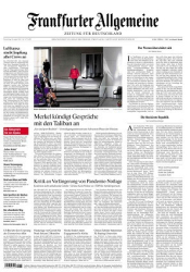 :  Frankfurter Allgemeine Zeitung vom 26 August 2021